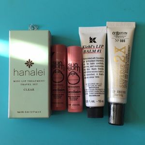 Bundle of lip balms variety set